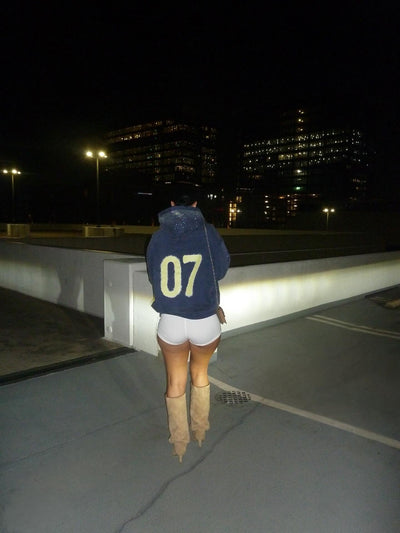 Custom Rhinestone Team Hoodie