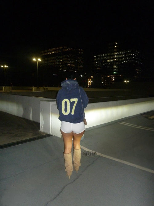 Custom Rhinestone Team Hoodie